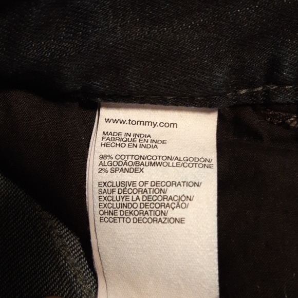Tommy Hilfiger dark blue jean skirt - sz 4 - Picture 8 of 10